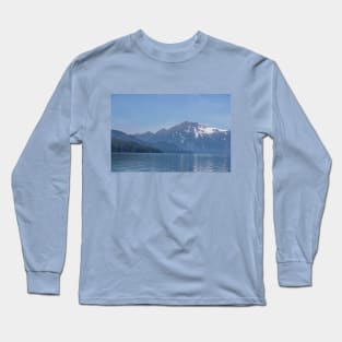 USA. Alaska. Ocean. Mountains. Long Sleeve T-Shirt